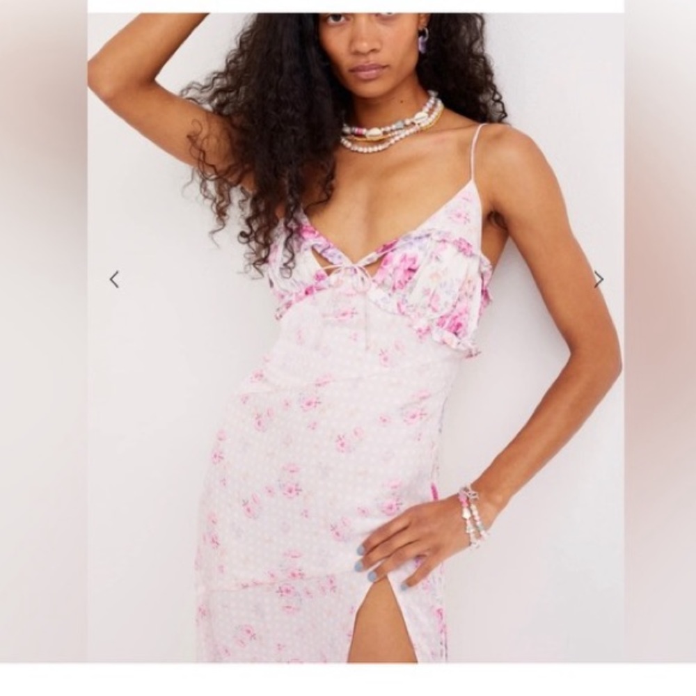 For Love and Lemons Floral Slip Dress